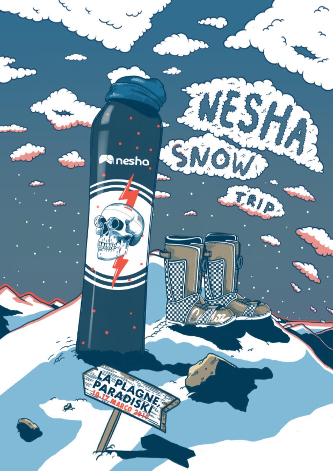 nesha snow trip 2019